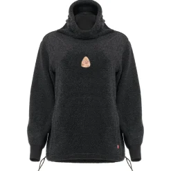 Best Aclima - Reborn Terry Pullover - Merinopullover Dark Grey Melange