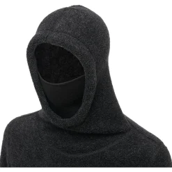 Best Aclima - Reborn Terry Pullover - Merinopullover Dark Grey Melange