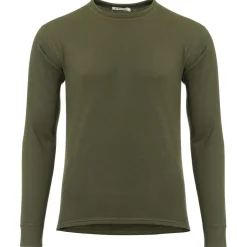 Aclima - Woolterry Crew Neck - Merinopullover Olive Night Hot