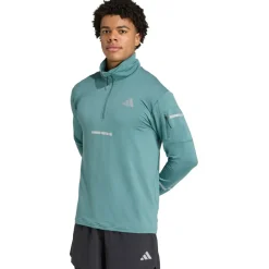 - adi365 Running Climawarm+ Half Zip - Laufshirt Laufbekleidung|Shirts, Hemden & Longsleeves