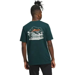 Discount adidas - Country Club Scenic Graphic T-Shirt - T-Shirt Aurora Ivy