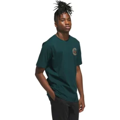 Discount adidas - Country Club Scenic Graphic T-Shirt - T-Shirt Aurora Ivy
