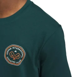 Discount adidas - Country Club Scenic Graphic T-Shirt - T-Shirt Aurora Ivy