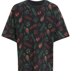 adidas - Kid's Disney Mickey Mouse Tee - T-Shirt Black / Impact Orange / Lime Burst Hot