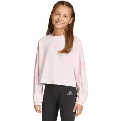 adidas - Kid's Future Icons 3-Stripes Crew - Pullover Clearance