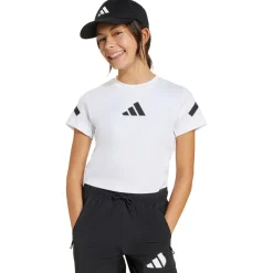 adidas - Kid's Z.N.E Baby Tee - T-Shirt White / Black Hot