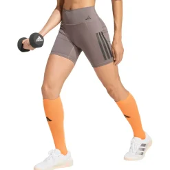 adidas - Women's Optime 3-Stripes Short Leggings - Leggings Discount