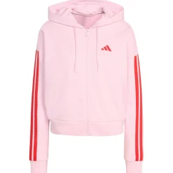 - Women's 3-Stripes French Terry Full Zip Hoodie - Sweat- & Trainingsjacke Alltagsbekleidung|Pullover & Hoodies