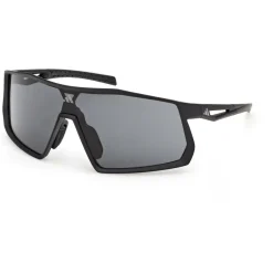 adidas eyewear - Kentro S3 - Laufbrille Matte Black / Smoke Hot