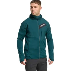 Best - Terrex Techrock CW+ Wind Hooded Fleece - Fleecejacke Wanderbekleidung|Jacken