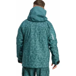 adidas Terrex - Terrex Techrock Hybrid Primeknit Climaproof+ - Skijacke Aurora Ivy / Preloved Teal