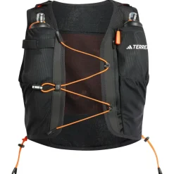 adidas Terrex - Terrex Trail Running Vest 12L - Trailrunningrucksack Black / White / Impact Orange Best