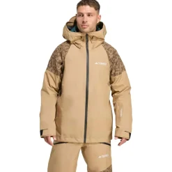 adidas Terrex - Terrex Xperior Hybrid Primeknit CP+ Jacket - Skijacke Cardboard Hot