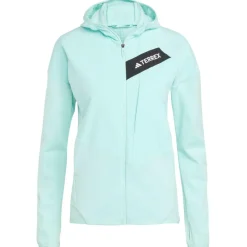 Best - Women's Terrex Techrock CW+ Wind Hooded - Fleecejacke Jacken|Wanderbekleidung