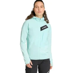Best - Women's Terrex Techrock CW+ Wind Hooded - Fleecejacke Jacken|Wanderbekleidung