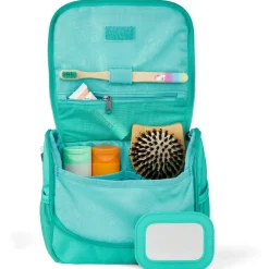 Affenzahn - Kid's Toiletry Bag Eule - Kulturbeutel Torquoise