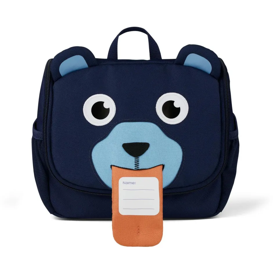 Affenzahn - Kid's Toiletry Bag Bär - Kulturbeutel Blue Online