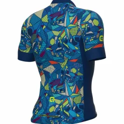 Alu00e9 Alé - Pragma Over S/S Jersey - Radtrikot Blue Outlet