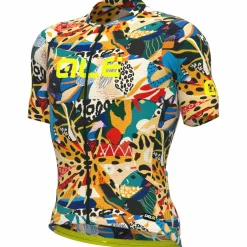 Alu00e9 Alé - PR-E Kenya S/S Jersey - Radtrikot Yellow Sale