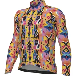 Outlet Alu00e9 Alé - Special Edition Tribal L/S Jersey - Radtrikot Orange