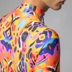 Outlet Alu00e9 Alé - Special Edition Tribal L/S Jersey - Radtrikot Orange