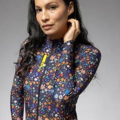 Alu00e9 Alé - Women's Pragma Flowery L/S Jersey - Radtrikot Sale