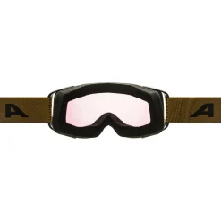 Alpina - Bivio Q S2 - Skibrille Black / Gold Matt / Quattroflex Gold Discount