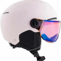 Alpina - Kid's Zupo Visor Quattroflex Mirror Lite S2 - Skihelm Rose Matt Outlet