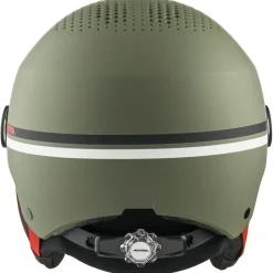 Alpina - Kid's Zupo Visor Q-Lite Mirror S2 - Skihelm Olive / Red Matt Best