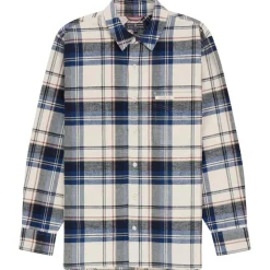 Amundsen Sports - Framheim Flannel Shirt Pattern - Hemd Faded Navy Best