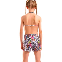 Online Arena - Girl's Beach Short Printed - Badehose