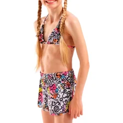 Online Arena - Girl's Beach Short Printed - Badehose