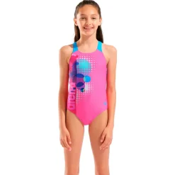 Arena - Girl's Dots Swimsuit Swim Pro Back - Badeanzug Hot