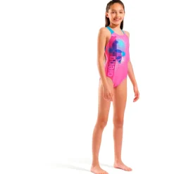 Arena - Girl's Dots Swimsuit Swim Pro Back - Badeanzug Hot