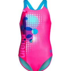 Arena - Girl's Dots Swimsuit Swim Pro Back - Badeanzug Hot