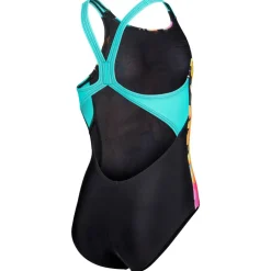 Discount Arena - Girl's Painting Swimsuit V Back - Badeanzug