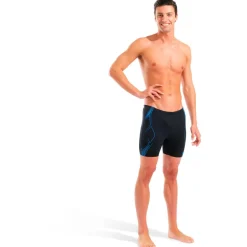 Best Arena - Graphic Swim Mid Jammer - Badehose