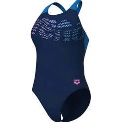 Arena - Women's Flowing Swimsuit V Back - Badeanzug