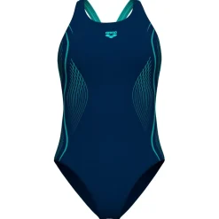 Arena - Women's Grid Swimsuit V Back Graphic - Badeanzug Clearance
