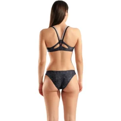 Online - Women's Ribbed Swimsuit Bikini Bandeau - Bikini Bademode