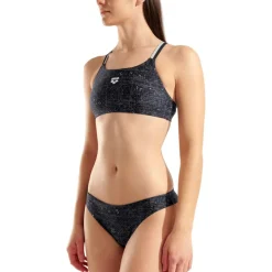 Online - Women's Ribbed Swimsuit Bikini Bandeau - Bikini Bademode