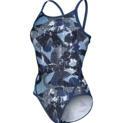 Outlet - Women's Scratched Swimsuit Super Fly Back - Badeanzug Bademode