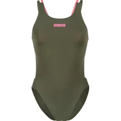 New - Women's Swimsuit Tech Multi Solid - Badeanzug Bademode