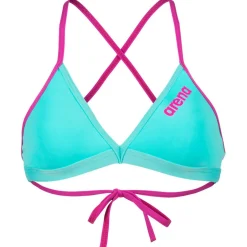 Arena - Women's Team Swim Top Tie Back Solid - Bikini-Top Online