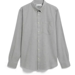 ARMEDANGELS - Araamo - Hemd Silver Melange Clearance