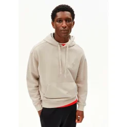 ARMEDANGELS - Iconic Å Kiraan GMT Dye Hoodie - Hoodie Sand Stone Washed Discount