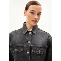 ARMEDANGELS - Women's Densiaa - Freizeitjacke Washed Obsidian Outlet