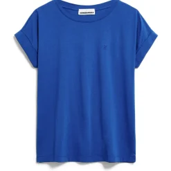 Discount ARMEDANGELS - Women's Idaara - T-Shirt Dynamo Blue