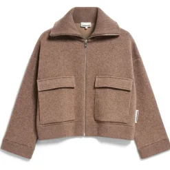 ARMEDANGELS - Women's Joaniaas - Wolljacke Cinnamon Dust Melange Outlet