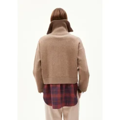 ARMEDANGELS - Women's Joaniaas - Wolljacke Cinnamon Dust Melange Outlet